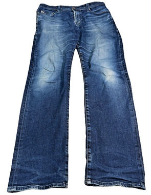 AG The Graduate Tailored Leg Jeans Men 31x32 Distressed Blue